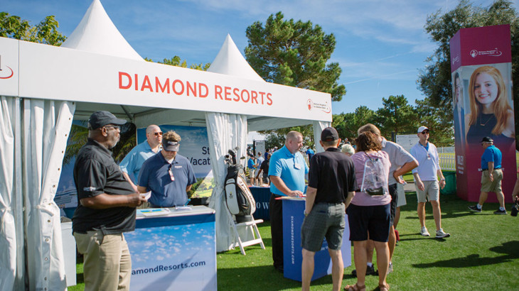 Expo tent in fan enhancement area