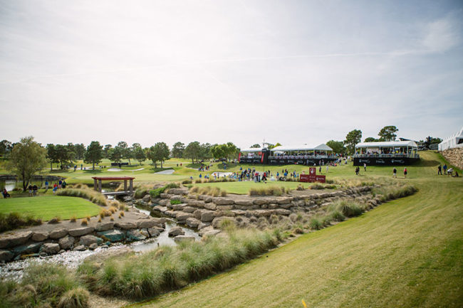 Distant view of Patriot's Outpost